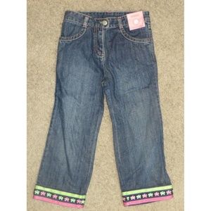 Gymboree Garden Friends Butterfly Jeans Size 4T